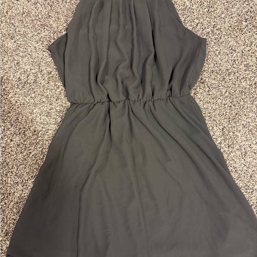 Maurices Dark Gray Mini Dress